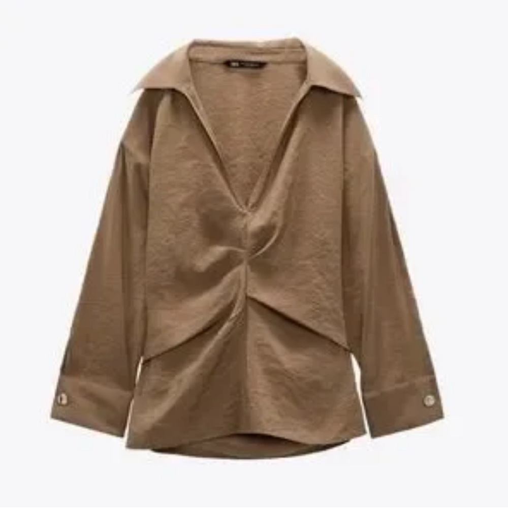 Zara Classic Brown Blouse